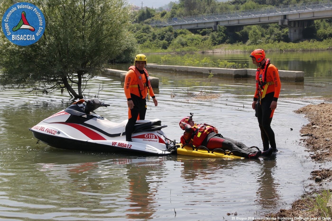esercitazione Protezione Civile Lago Conza 11